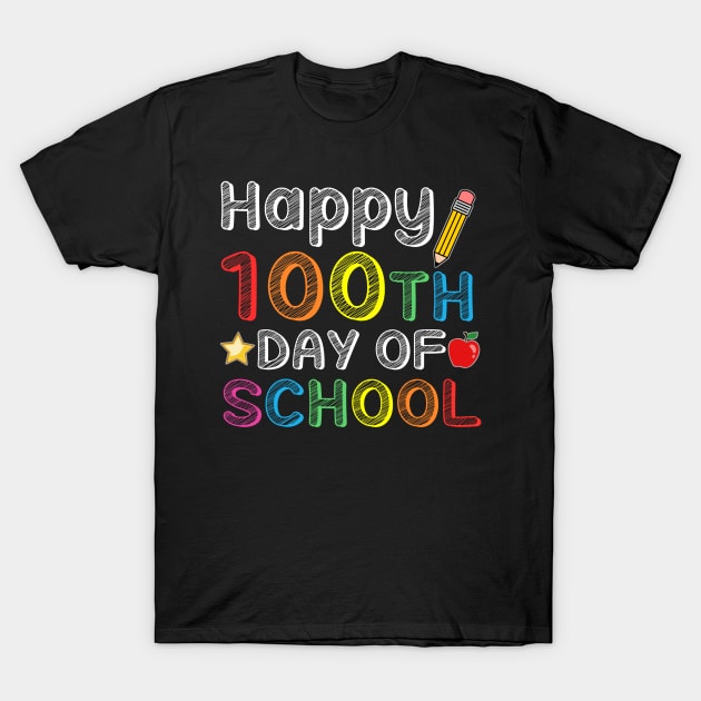 happy 100th day of school T-Shirt by BaderAbuAlsoud